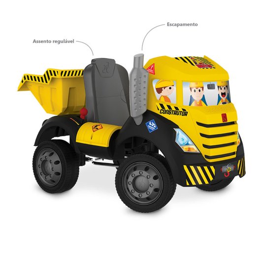 Caminhão a Pedal Brutus Construtor Bandeirante