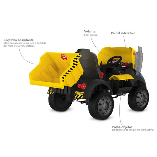 Caminhão a Pedal Brutus Construtor Bandeirante