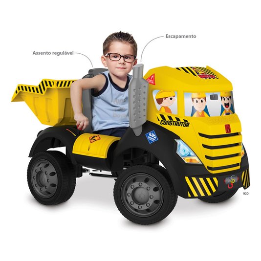 Caminhão a Pedal Brutus Construtor Bandeirante