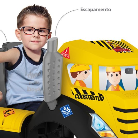 Caminhão a Pedal Brutus Construtor Bandeirante