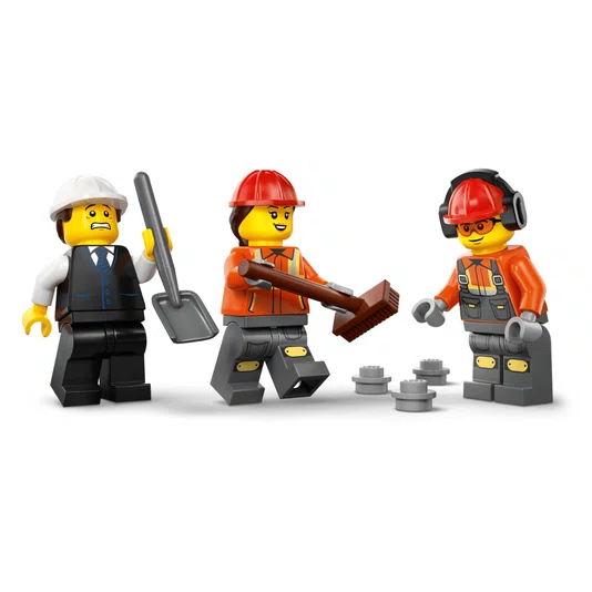 Caminhão Com Betoneira Lego City