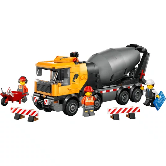 Caminhão Com Betoneira Lego City