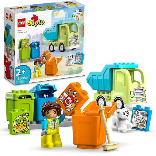 Caminhão de Reciclagem Lego Duplo 