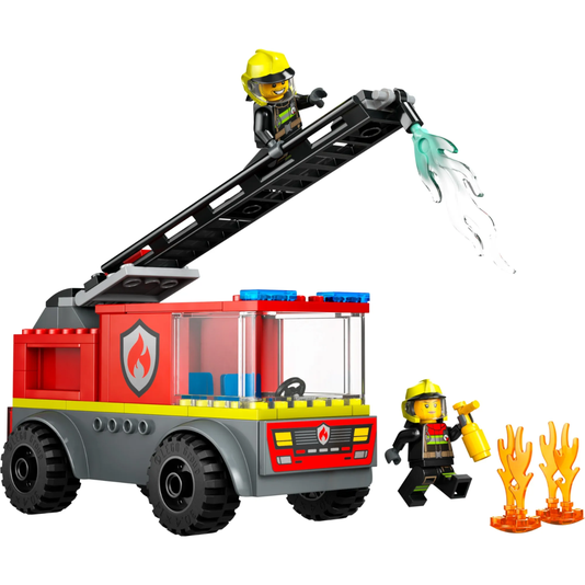 Caminhão dos Bombeiros com Escada de Combate ao Fogo Lego City 