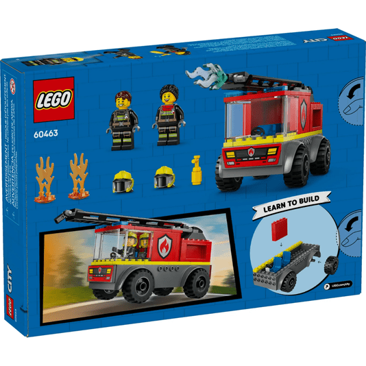 Caminhão dos Bombeiros com Escada de Combate ao Fogo Lego City 