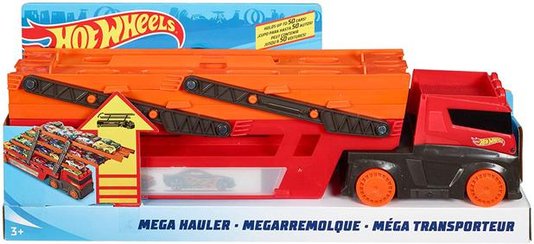 Caminhão Hot Wheels Mega Red Hauler Mattel