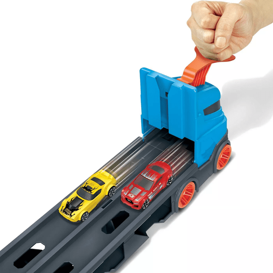 Caminhão Transportador e Pista de Corrida Speedway Hauler Hot Wheels Mattel 
