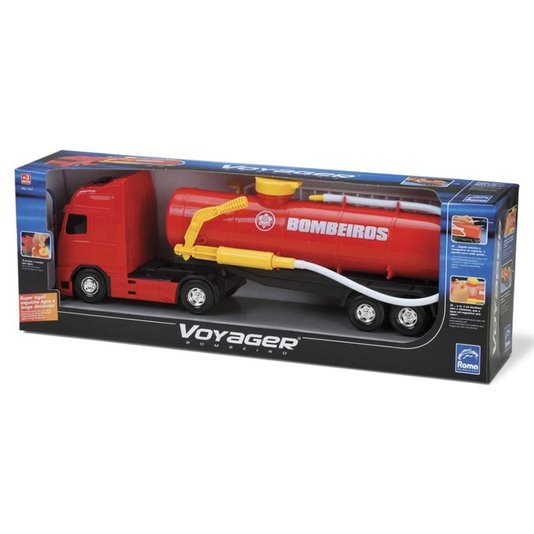 Caminhão Voyager Bombeiro Roma Brinquedos