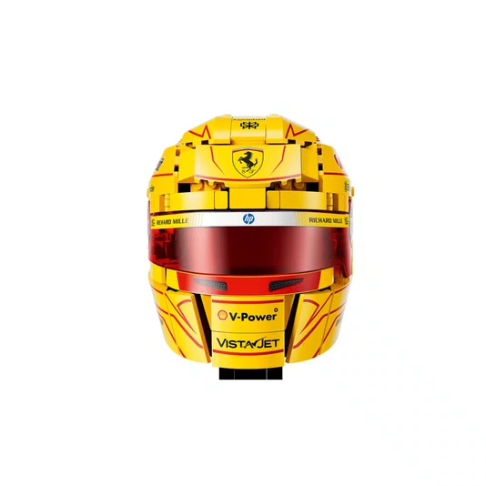 Capacete Scuderia Ferrari HP de Lewis Hamilton Editions Lego 