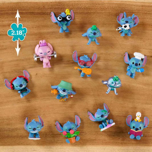 Cápsula Abacaxi com Mini Figura Surpresa do Stitch Sunny
