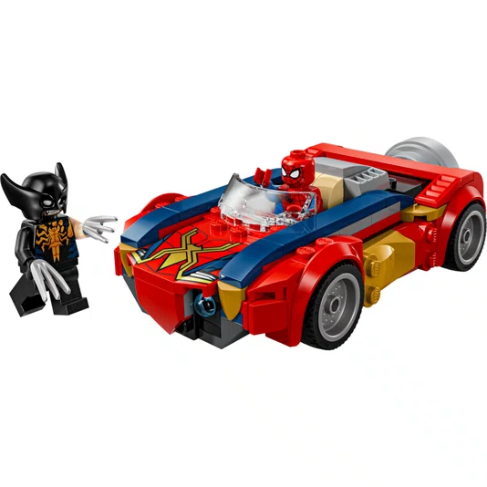 Carro do Homem Aranha vs. Wolverine Venomizado Lego Marvel