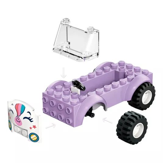 Carro Unicórnio de Entregas de Bolo Lego Friends