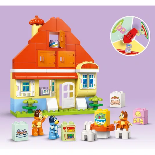 Casa da Família Bluey com Jogo da Memória Lego Duplo