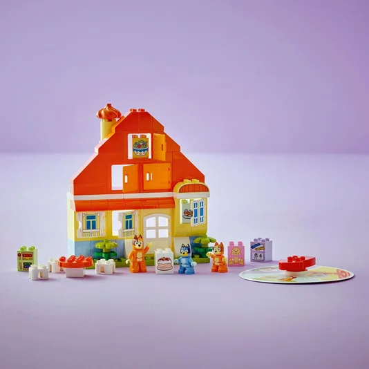 Casa da Família Bluey com Jogo da Memória Lego Duplo