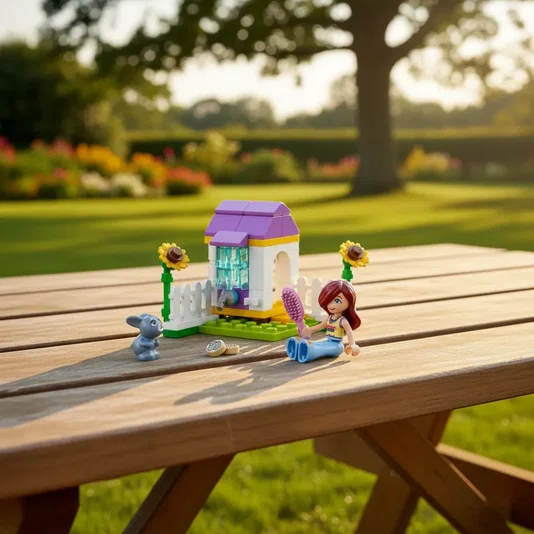 Casa de Coelho com Jardim Lego Friends 