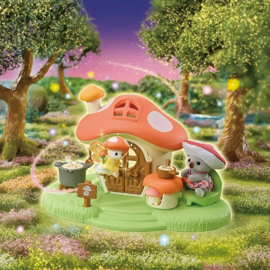Casa de Cogumelo das Fadas Sylvanian Families Epoch 
