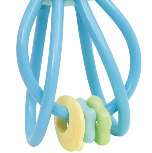 Chocalho Elefantinho Divertido Azul Buba