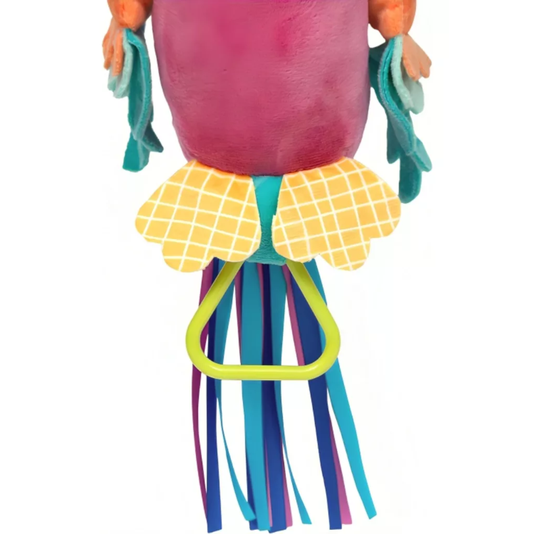 Chocalho Móbile Papagaia Laila Rosa Buba