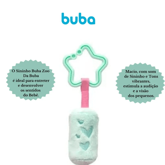 Chocalho Sininho Buba Zoo Unicórnio Buba