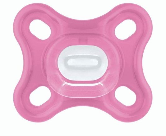Chupeta de Silicone Comfort 0 a 2 Meses Tamanho 1 Rosa MAM