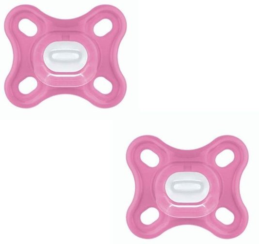 Chupeta de Silicone Comfort 0 a 2 Meses Tamanho 1 Rosa MAM