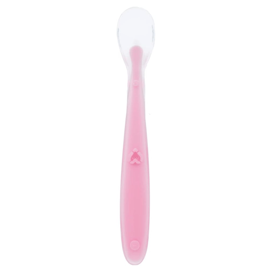 Colher Anatômica em Silicone Rosa Buba 