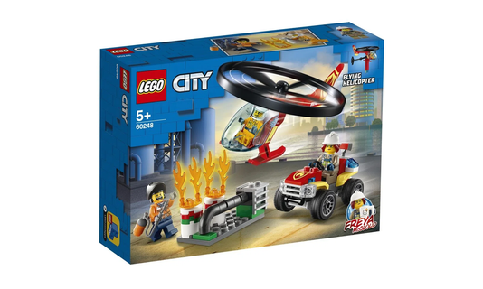 Combate ao Fogo com Helicóptero Lego City