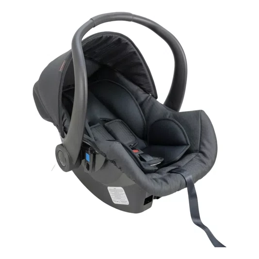 Combo Carrinho de Bebê Zoe Preto Cobre e Bebê Conforto Cocoon Galzerano 