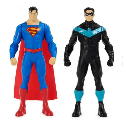 Conjunto 8 Bonecos Heróis e Vilões de 15cm Batman Sunny