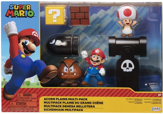 Conjunto Acorn Plains Super Mario Nintendo Candide