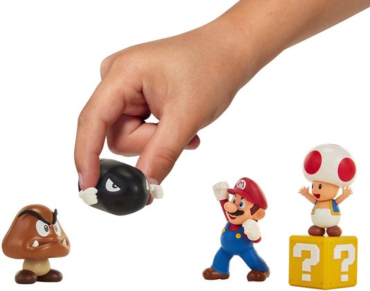 Conjunto Acorn Plains Super Mario Nintendo Candide