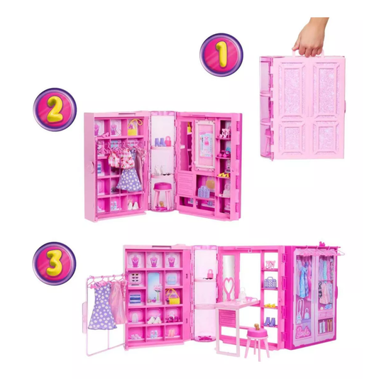 Conjunto Armário dos Sonhos Barbie Mattel