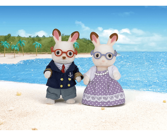 Avós Coelho Chocolate Sylvanian Families Epoch