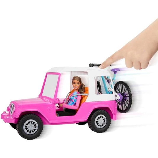 Conjunto Barbie Bicicleta de Montanha com Boneca Mattel