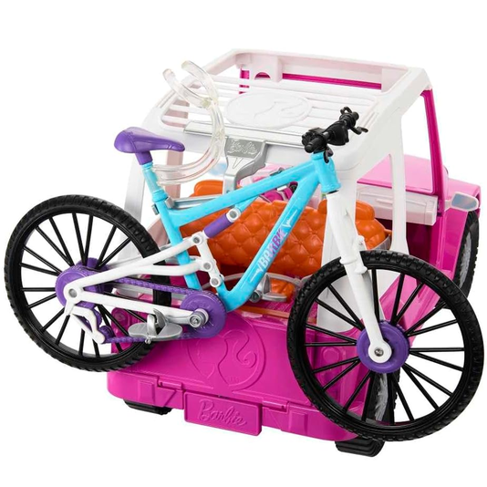 Conjunto Barbie Bicicleta de Montanha com Boneca Mattel