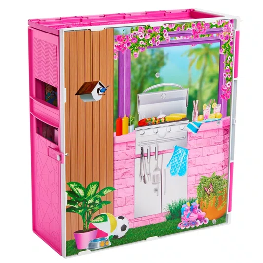 Conjunto Barbie Casa Glam c/ Boneca Mattel