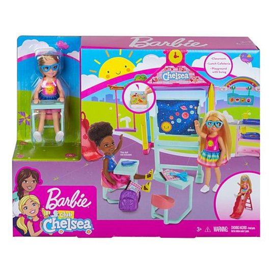 Conjunto Barbie Club Chelsea Diversão na Escola Mattel