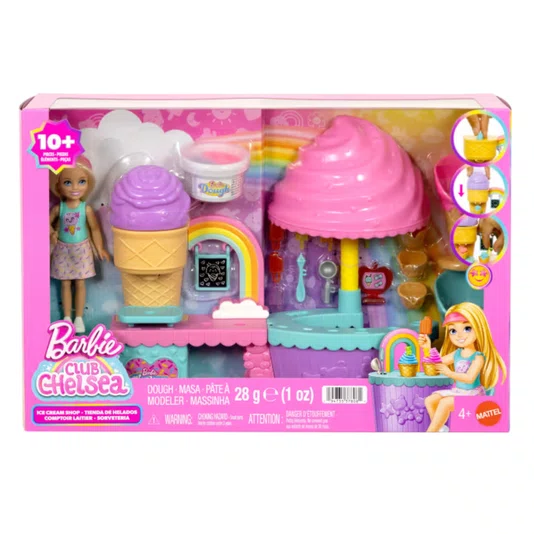 Conjunto Barbie Club Chelsea Sorveteria Mattel