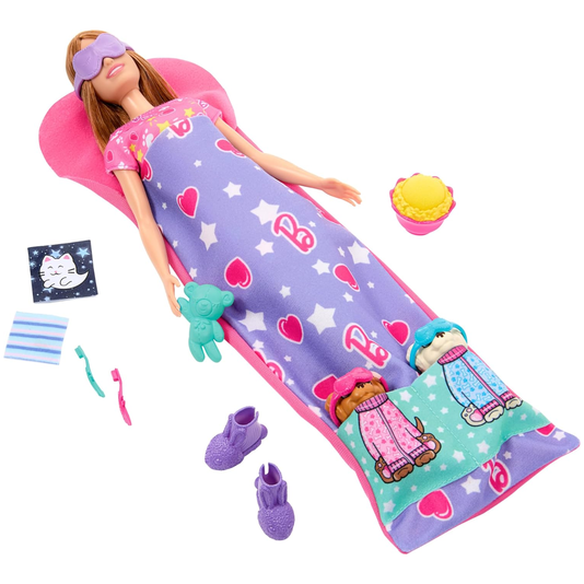 Conjunto Barbie Festa do Pijama com Cachorrinho Mattel