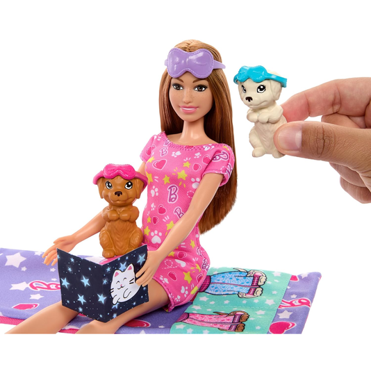 Conjunto Barbie Festa do Pijama com Cachorrinho Mattel