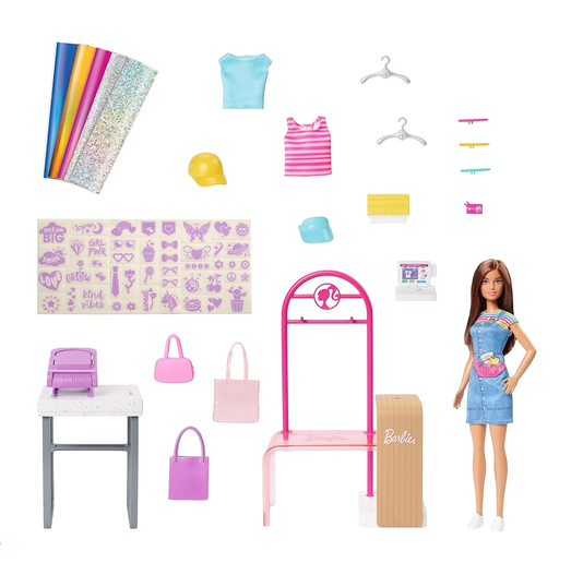 Conjunto Barbie Profissões Designer de Moda Mattel