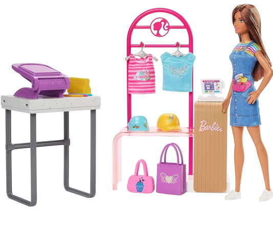 Conjunto Barbie Profissões Designer de Moda Mattel