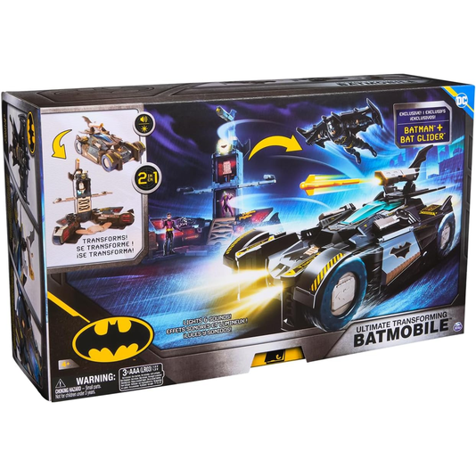 Conjunto Batmóvel Transformável 2 em 1 com Boneco Batman Sunny