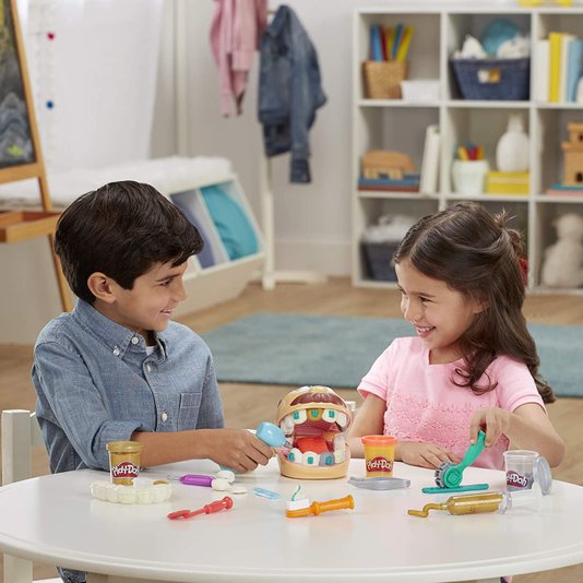 Conjunto Brincando de Dentista Play-Doh Hasbro