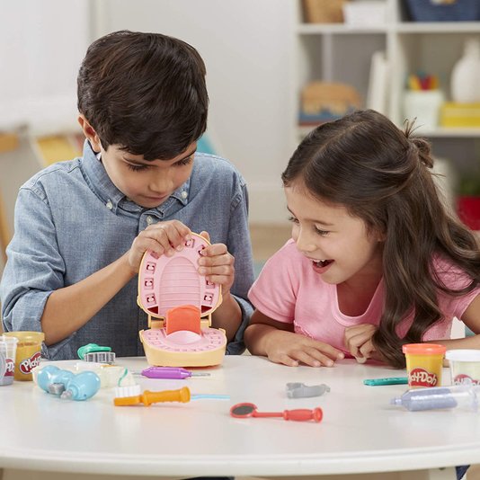 Conjunto Brincando de Dentista Play-Doh Hasbro