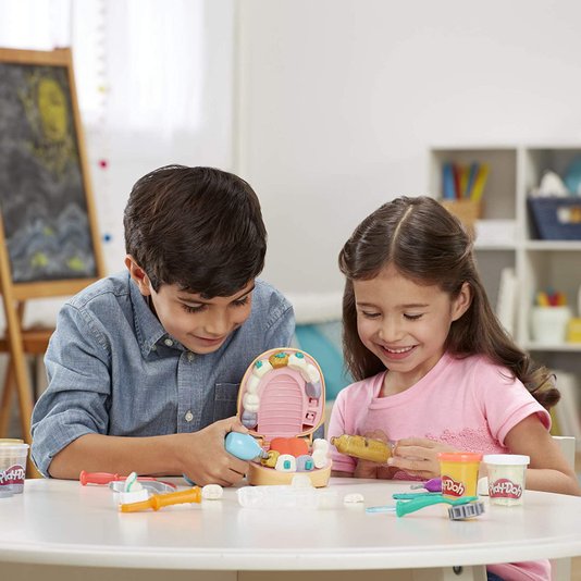 Conjunto Brincando de Dentista Play-Doh Hasbro