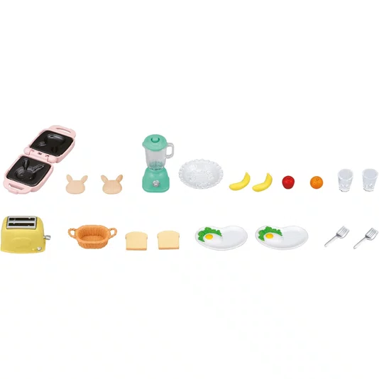 Conjunto Café da Manhã Sylvanian Families Epoch