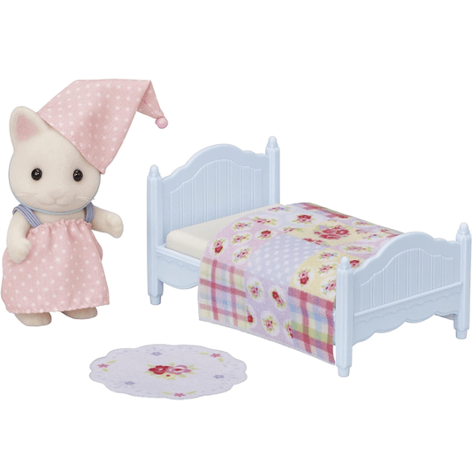 Conjunto Cama Menina Gato Primavera Sylvanian Families Epoch 