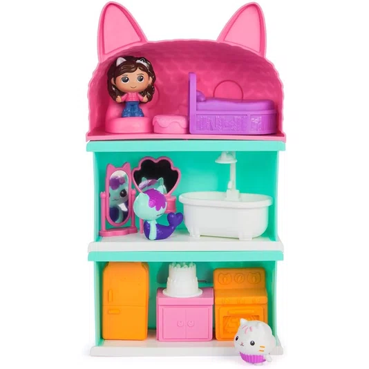 Conjunto de 3 Mini Playsets Gabby's Dollhouse Sunny