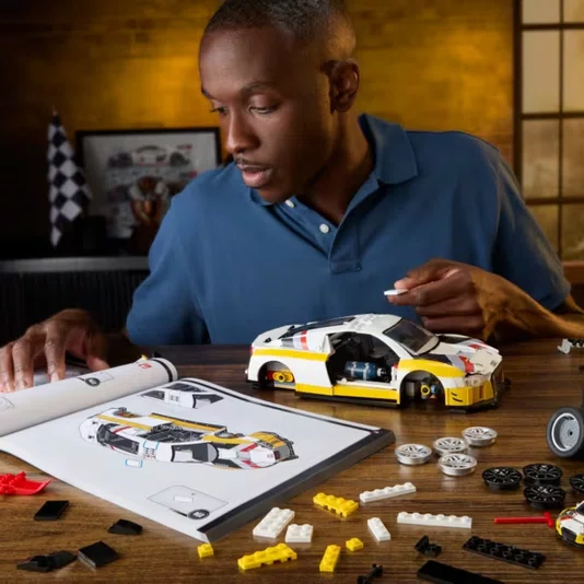 Conjunto de Construção Hot Wheels '15 Audi R8 LMS Mattel